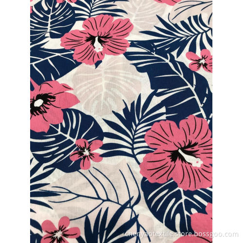 Lady's Skirt With Cotton Linen Printed Fabric